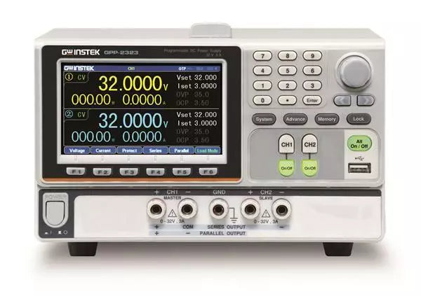 GW Instek GPP-2323 Programmable Dual Channel DC Power Supply - 192W, 32V, 3A