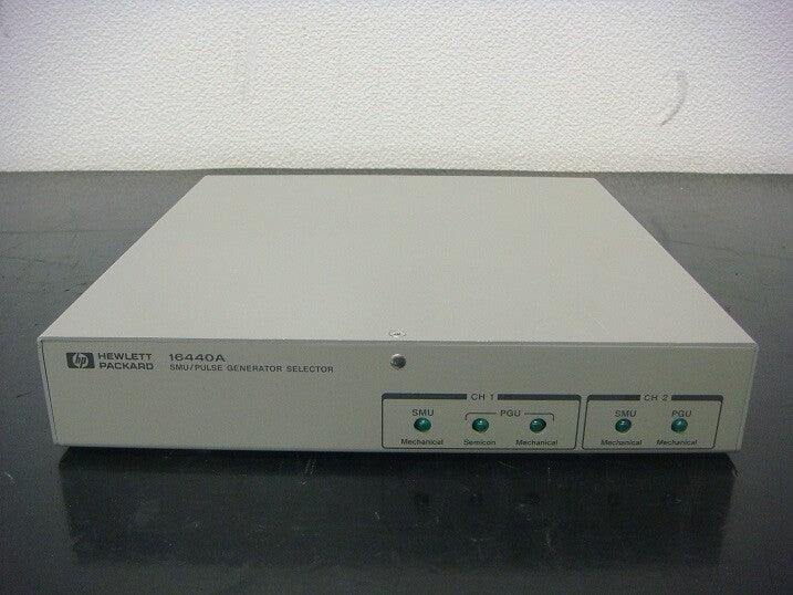 HP 16440A SMU and Pulse Generator Selector Module - ZYYKZ Test Equipment