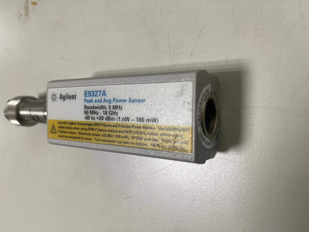Agilent E9327A E-Series Peak & Average Power Sensor (50MHz-18GHz) - ZYYKZ Test Equipment
