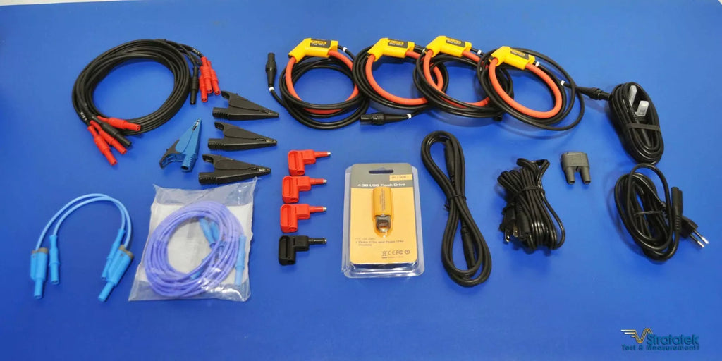 Fluke 1748 3-Phase Power Quality Logger with 1500A Probes - NIST Calibrated