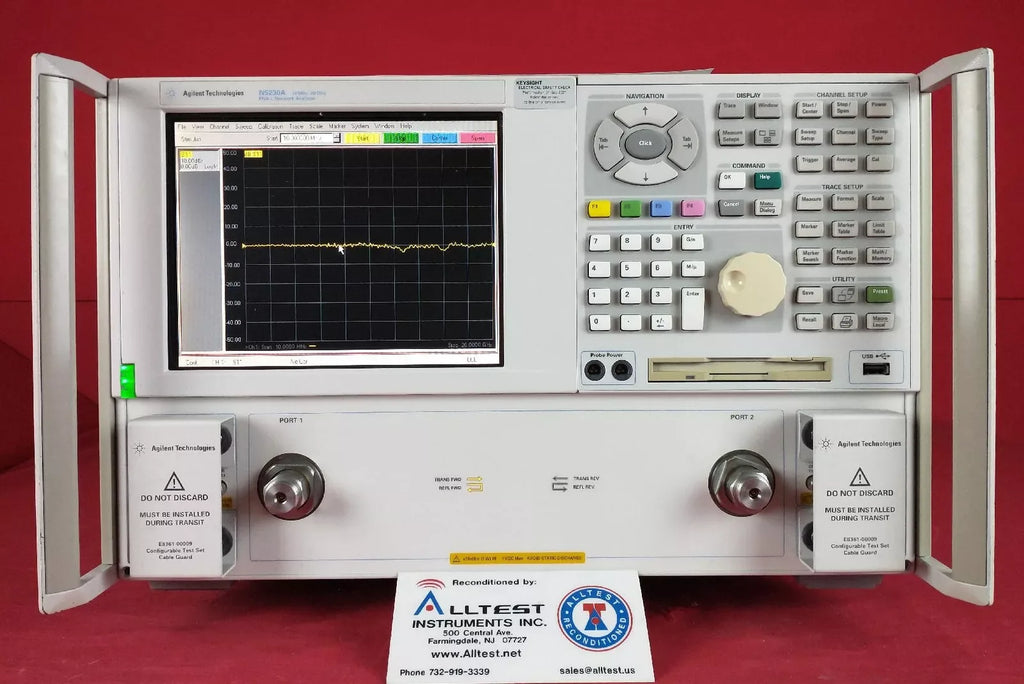 Keysight N5230A-225 PNA-L Network Analyzer 20 GHz with Advanced Options - ZYYKZ Test Equipment