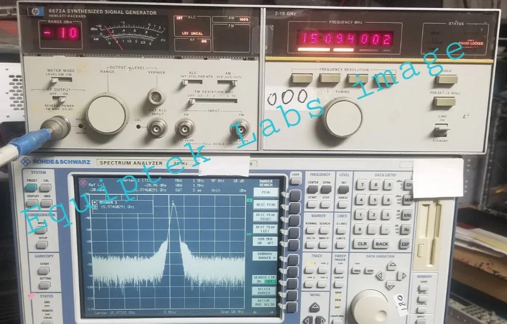 HP 8672A 18 GHz High-Frequency Signal Generator - ZYYKZ Test Equipment