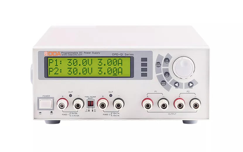 ODA OPE-503QI Linear Programmable DC Power Supply - 50V, 3A, 300W, 2 Channel