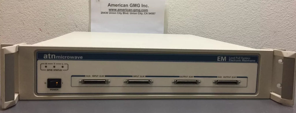 ATN Microwave EM Load Pull System Electronic Mainframe for RF Testing - ZYYKZ Test Equipment