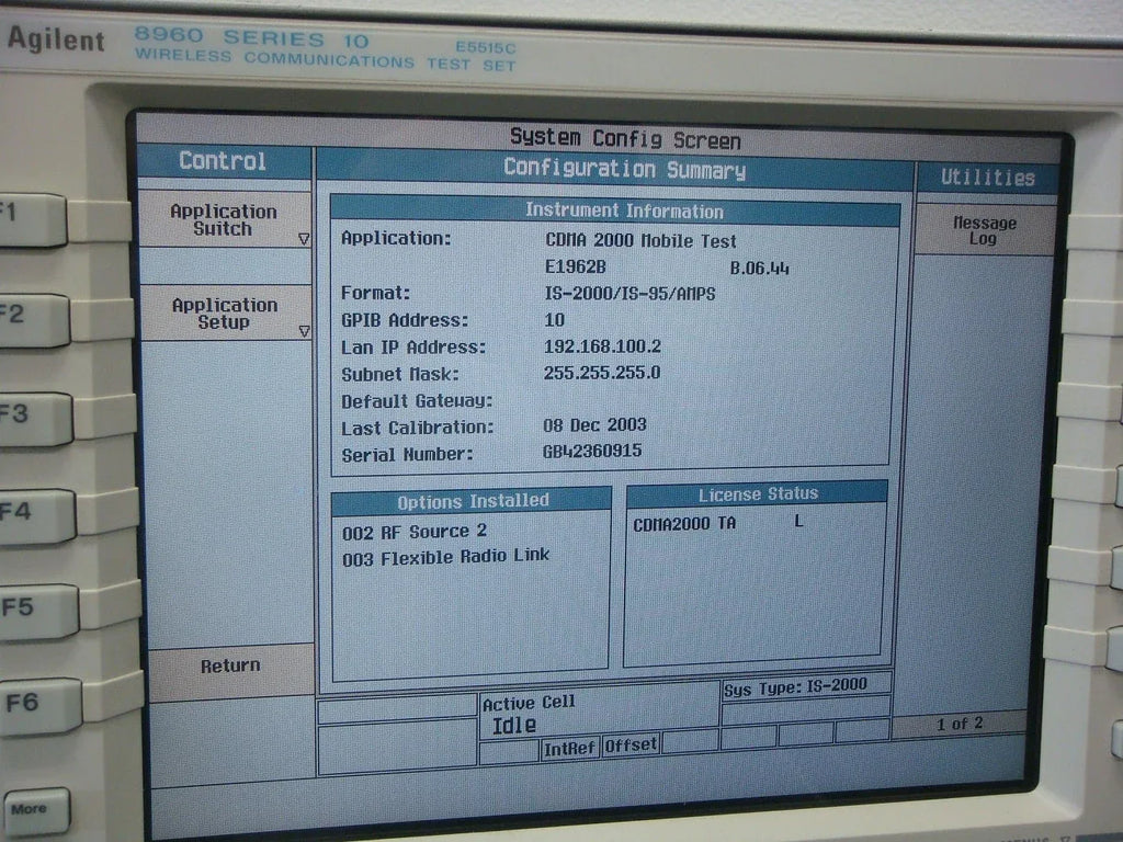 Agilent Wireless Communications Test Set - Comprehensive RF Testing Solution - ZYYKZ Test Equipment