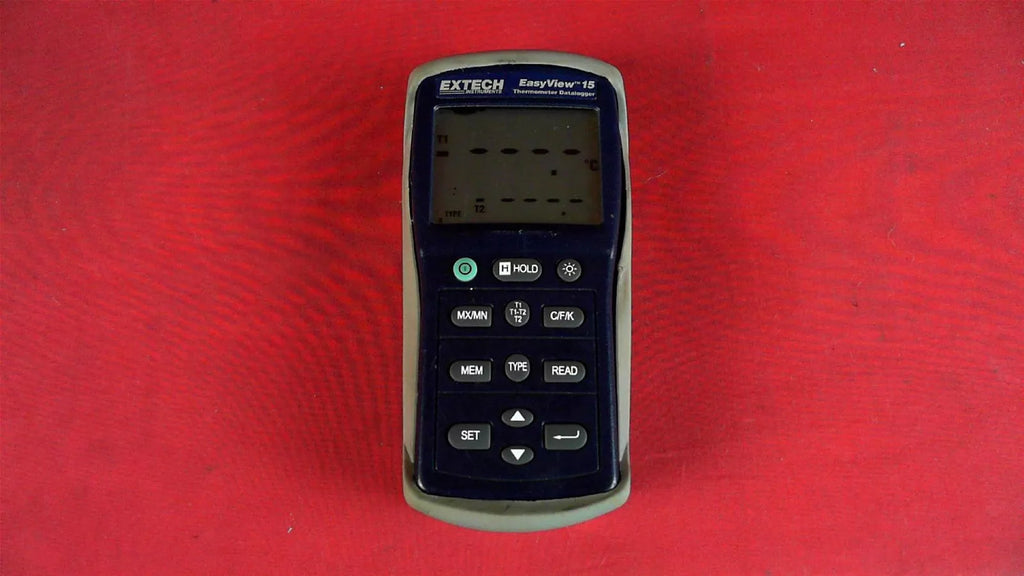 EXTECH EasyView 15 Dual Input Temperature Datalogger - Model 050902999
