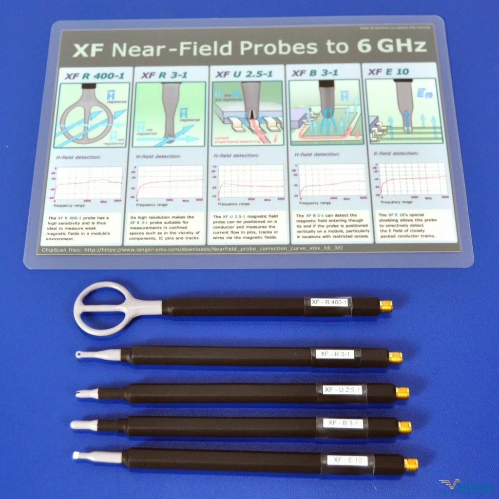 Langer EMV XF1 Set Near-Field Probes for EMC Testing (30 MHz - 6 GHz)