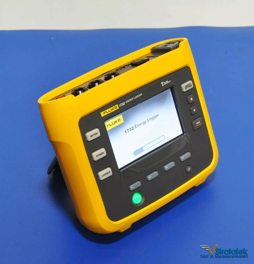 Fluke 1732 3-Phase Energy Logger with 3000A CTs - NIST Calibrated Power Quality Analyzer