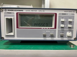 Rohde & Schwarz URV35 Precision AC Voltage Level Meter 220-240V - ZYYKZ Test Equipment