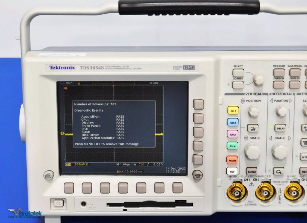 Tektronix TDS 3054B 500MHz 4-Channel Digital Phosphor Oscilloscope with NIST Calibration