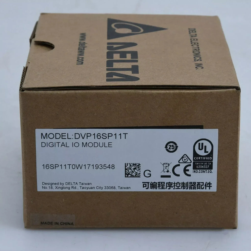 Delta DVP16SP11T DC24V PLC Transistor Module with 8 Digital Inputs & 8 Digital Outputs - ZYYKZ Test Equipment