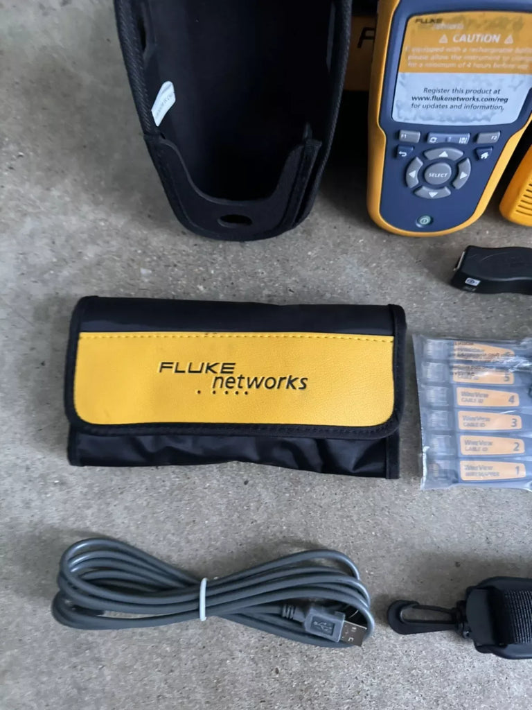 Fluke Networks LRAT-2000 Cable Tester Kit with Intellitone Probe - ZYYKZ Test Equipment