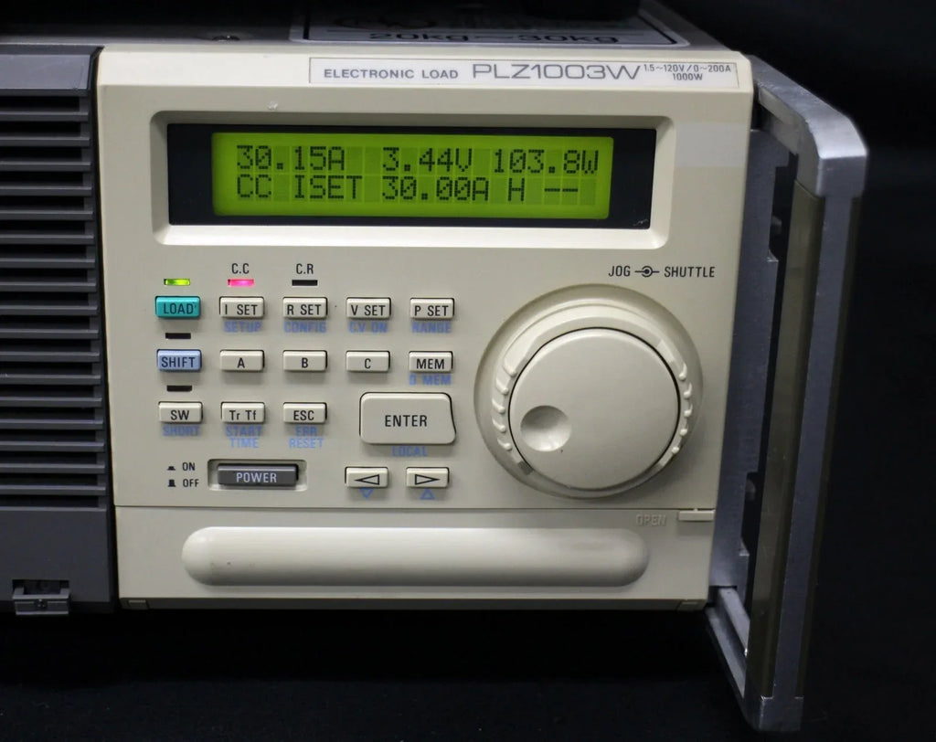 KIKUSUI PLZ1003W Programmable DC Electronic Load 100W - ZYYKZ Test Equipment
