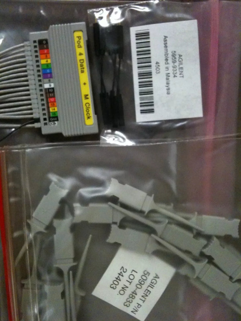 Agilent POD 4 Data + M Clock Logic Analyzer Probe Cable Kit - ZYYKZ Test Equipment