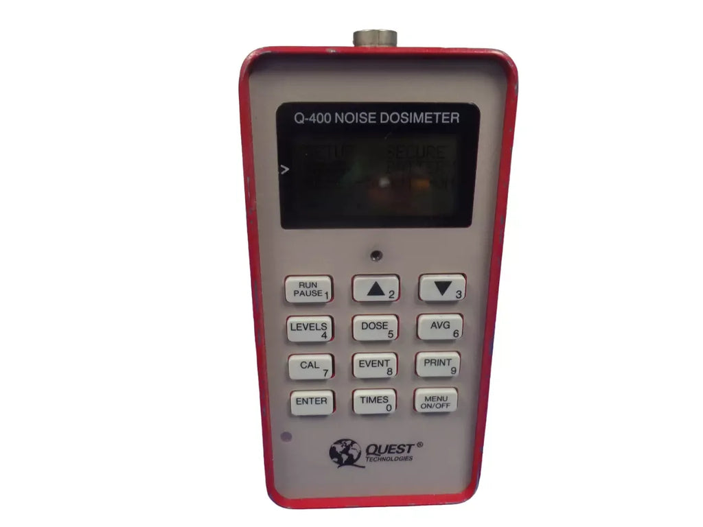 Quest Technologies Q-400 Advanced Noise Dosimeter with Real-Time Monitoring - ZYYKZ Test Equipment