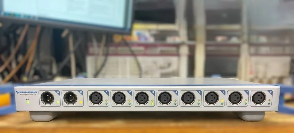 Rohde & Schwarz UPZ Audio Input Switcher - Multi-Channel Audio Routing - ZYYKZ Test Equipment