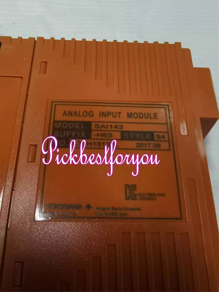 Yokogawa SAI143-H63 100% Tested Instrument