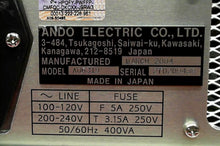 Load image into Gallery viewer, Ando AQ6319 Optical Spectrum Analyzer 600 nm to 1700 nm - ZYYKZ Test Equipment