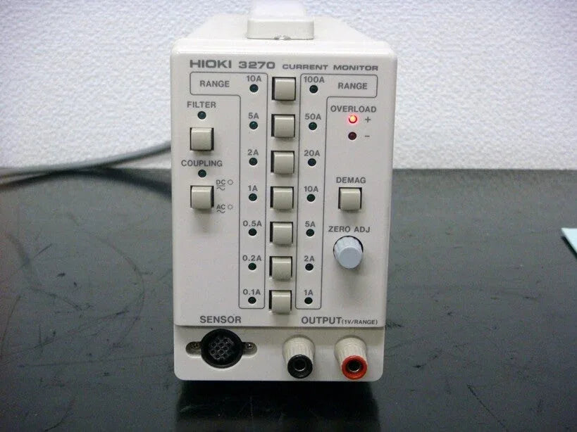 Hioki 3270 Precision DC Current Monitor with High Accuracy - ZYYKZ Test Equipment