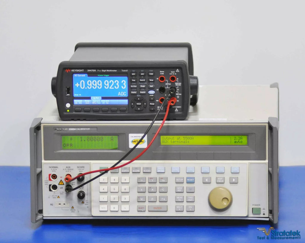 Fluke 5500A Multifunction Calibrator - NIST Calibrated Multi-Product Calibration Tool