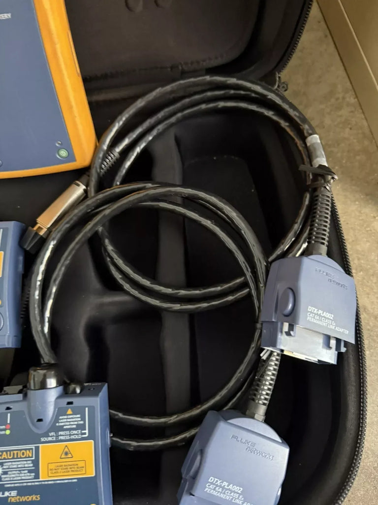 Fluke Networks DTX-1800 CableAnalyzer with SFM2, MFM2 & PLA002 Modules - ZYYKZ Test Equipment