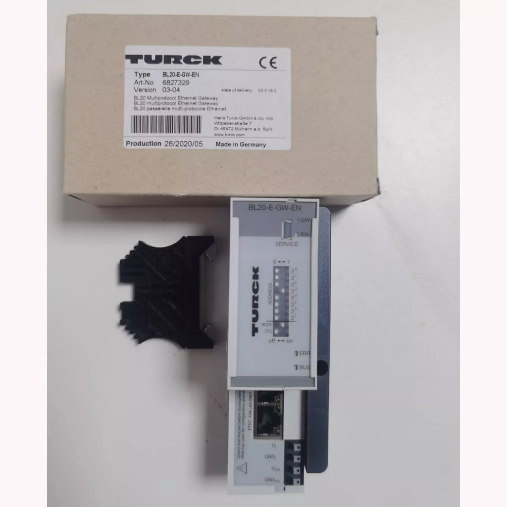 TURCK BL20-E-GW-EN Ethernet Gateway Module for BL20 I/O System - ZYYKZ Test Equipment