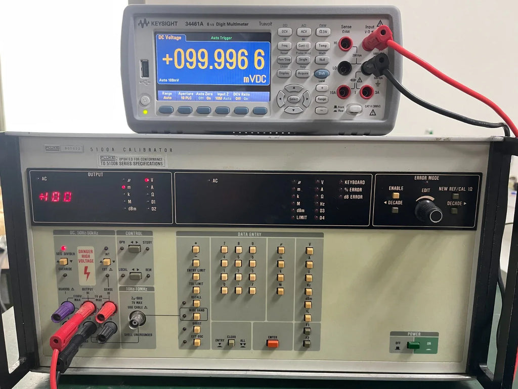 Fluke 5100A Electrical Calibrator with 5100B Series Front Panel Upgrade - ZYYKZ Test Equipment