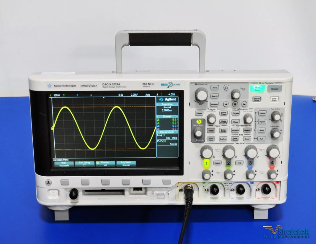 Agilent DSO-X 2024A 200MHz 4-Channel Oscilloscope with 2 GSa/s Sampling Rate