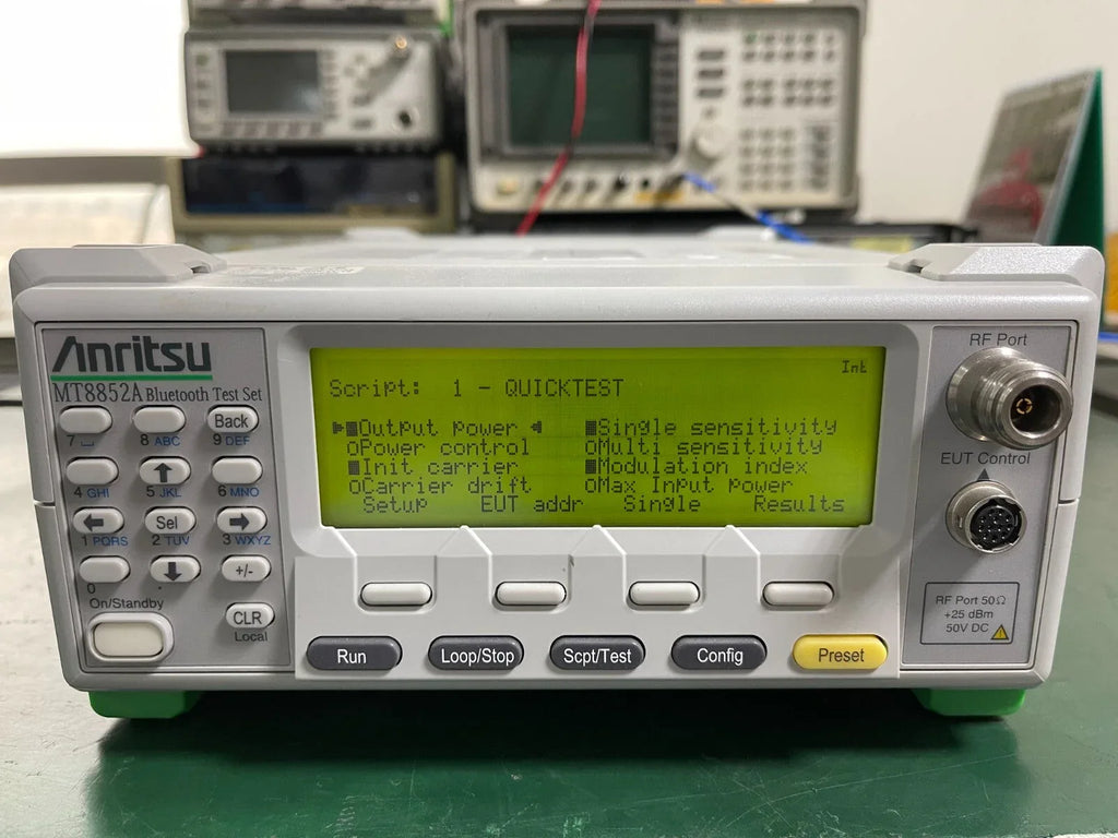 Anritsu MT8852A Bluetooth Test Set for Wireless Device Testing - ZYYKZ Test Equipment