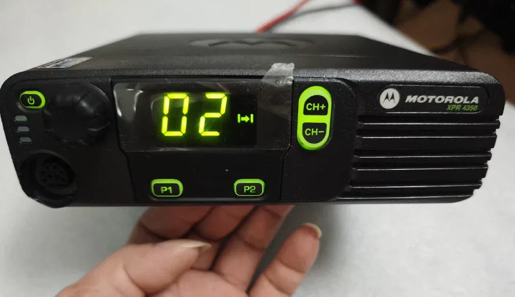 Motorola XPR 4350 Mobile Two-Way Radio for Reliable Vehicle Communication - ZYYKZ Test Equipment