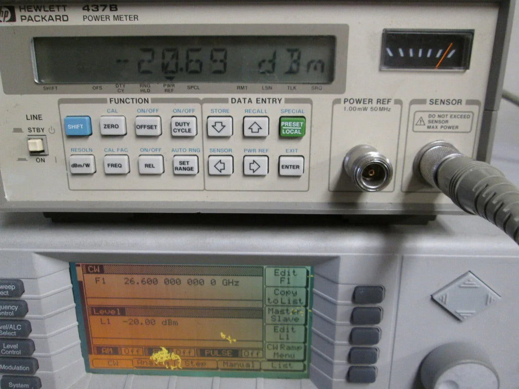 HP RF Power Meter Sensor 26.5 GHz High-Frequency Measurement - ZYYKZ Test Equipment