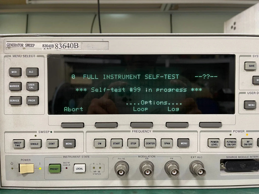 HP Agilent 83640B Synthesized Sweep Signal Generator 10 MHz - 40 GHz - ZYYKZ Test Equipment