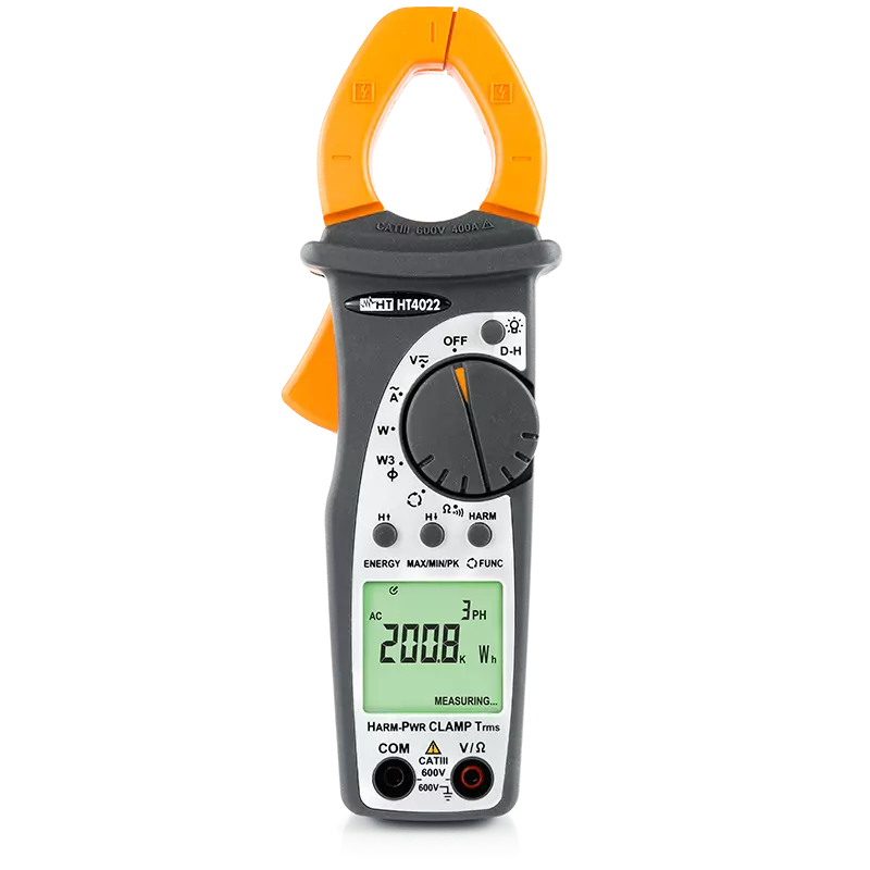 HT Instruments HT4022 Pro Clamp Meter AC TRMS 400A with Power and Harmonics Measurement