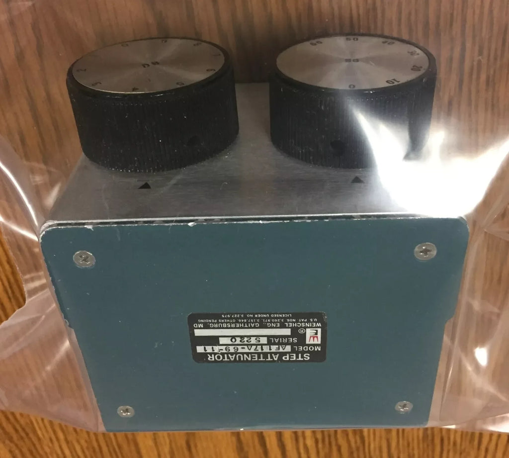 Weinschel API Technologies AF117A-69-11 Precision Step Attenuator 69 dB - ZYYKZ Test Equipment