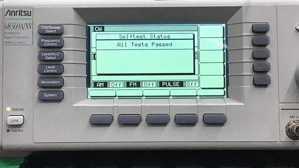 Anritsu Wiltron 68369A/NV Calibrated Signal Generator Sweep 10MHz-40GHz - ZYYKZ Test Equipment