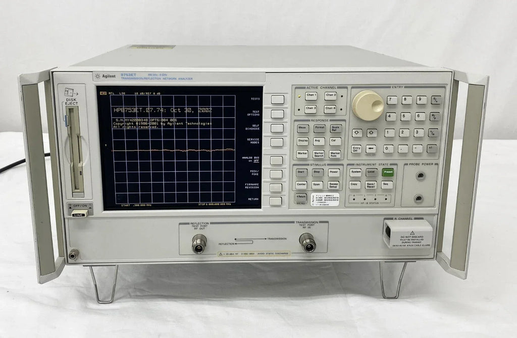 Agilent 8753ET Network Analyzer 300 kHz to 6 GHz - ZYYKZ Test Equipment