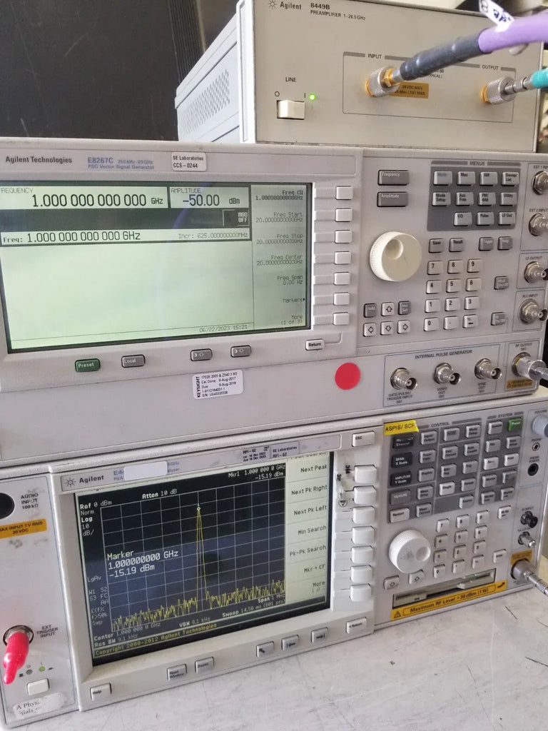 Wideband Low Noise Preamplifier 1 GHz to 26.5 GHz - ZYYKZ Test Equipment