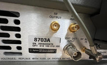 Load image into Gallery viewer, Keysight 8703A-100-300 Lightwave Component Analyzer with Model 3908A00476 - ZYYKZ Test Equipment