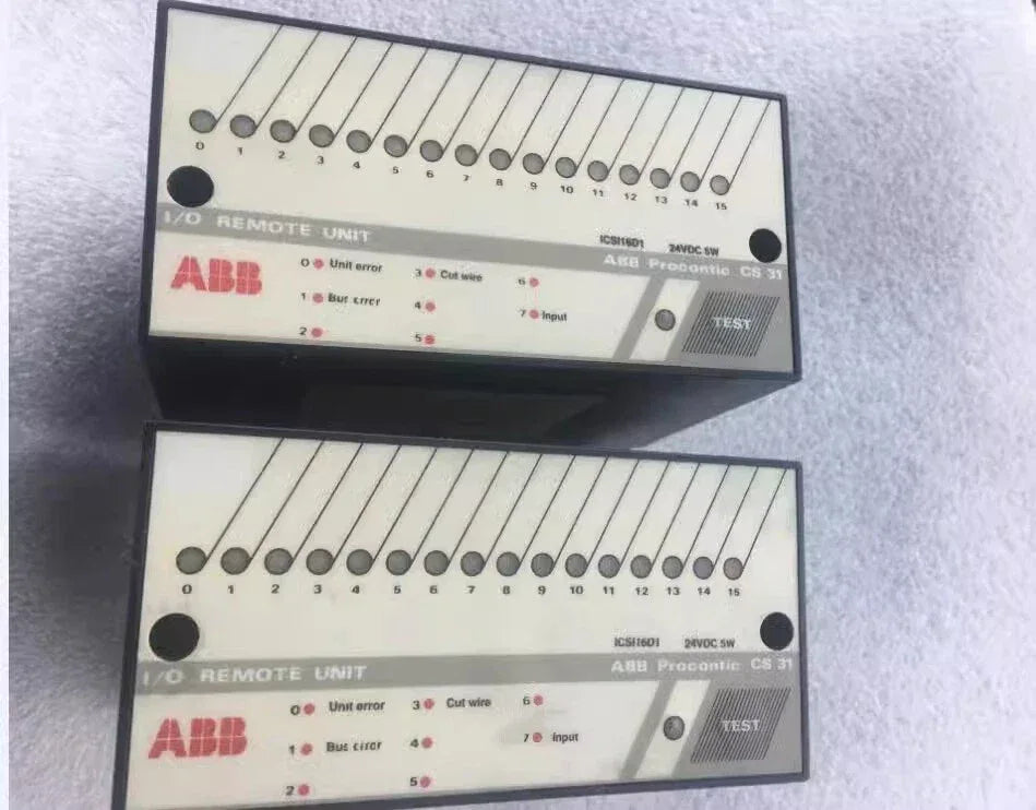 ABB Procontic CS 31 ICSI16D1 Industrial Control Module - 16 Digital Inputs - ZYYKZ Test Equipment