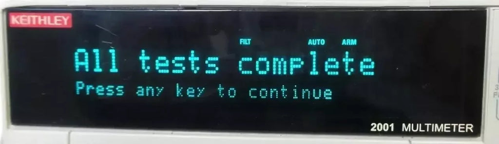 Keithley 2001M High-Accuracy Digital Multimeter with 7½-Digit Resolution - ZYYKZ Test Equipment
