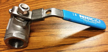 Load image into Gallery viewer, NIBCO NL94Q78 T580S6R66LL ¾” Stainless Steel Threaded Ball Locking Lever, 2PC - ZYYKZ Test Equipment
