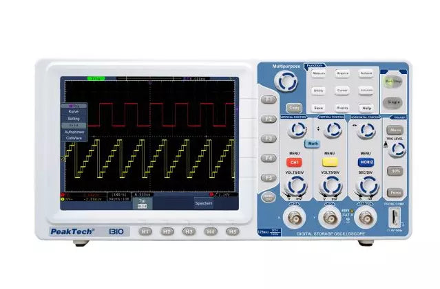 Peaktech P1310 Digital Storage Oscilloscope - 125 MHz, 2 Channel, 1 GSa/s