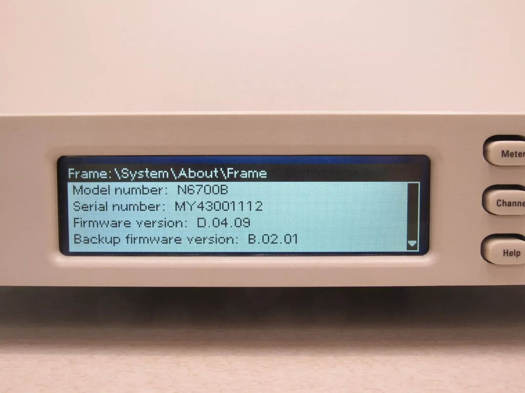 Keysight N6700B Low-Profile Modular Power System Mainframe - ZYYKZ Test Equipment