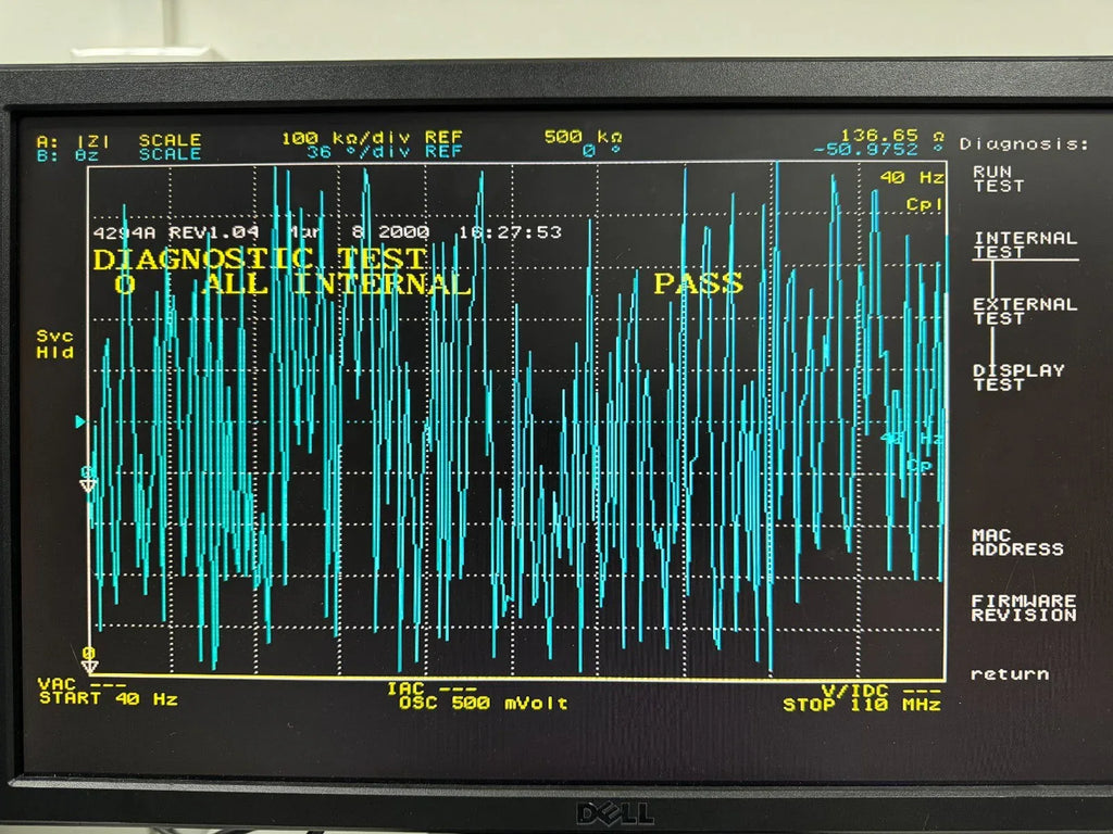 Keysight 4294A Precision Impedance Analyzer 40 Hz - 110 MHz - ZYYKZ Test Equipment