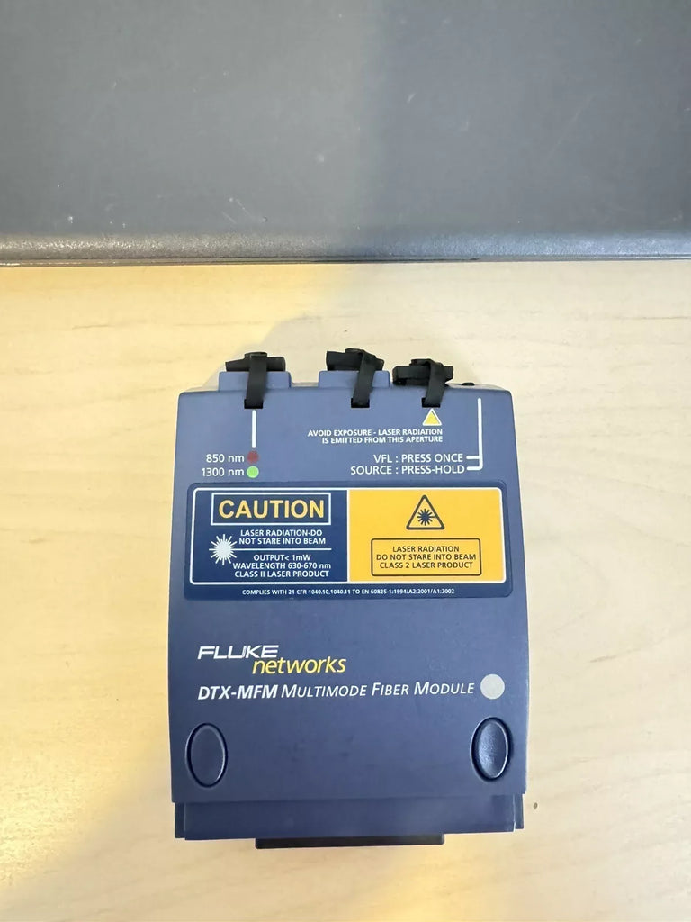 Fluke Networks DTX-MFM Multimode Fiber Optic Module for Cable Testers - ZYYKZ Test Equipment