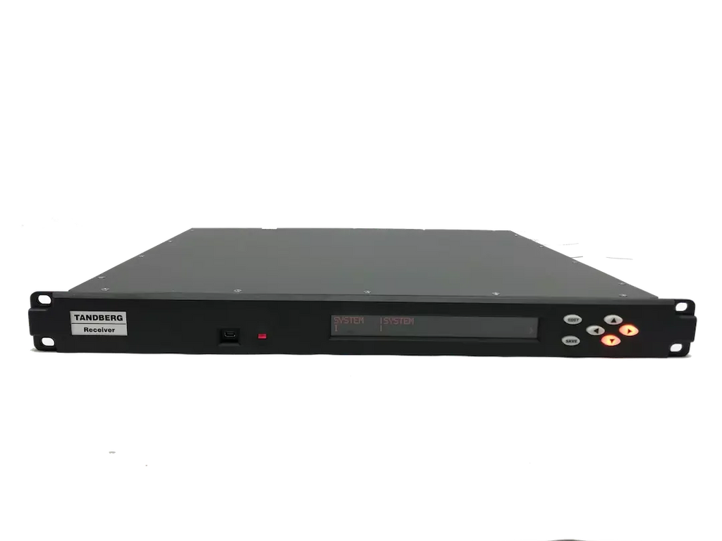 Tandberg RX8315 DVB-S2/8PSK HD/SD MPEG-4/2 Distribution Receiver with 4 RF Inputs - ZYYKZ Test Equipment