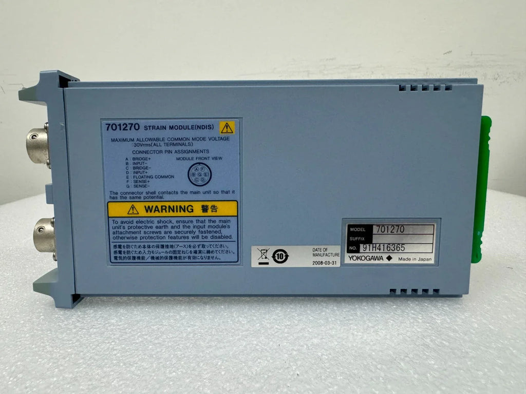 Yokogawa 701270 Strain Measurement Module - ZYYKZ Test Equipment