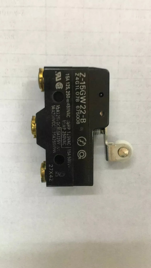OMRON Z-15GW22-B Heavy-Duty Limit Switch with Roller Lever - ZYYKZ Test Equipment