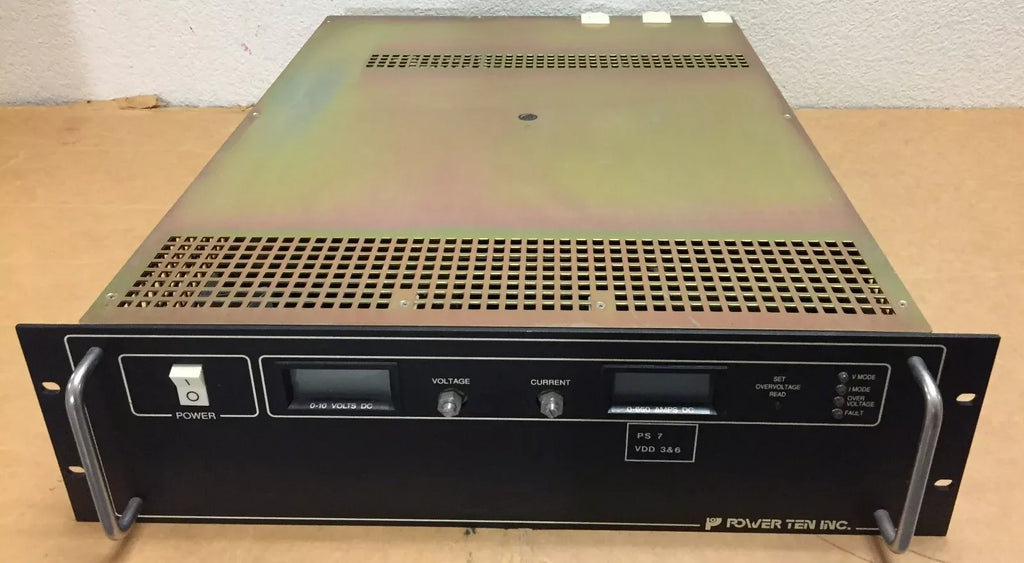 Power Ten P63C-10660D High Current Heavy Duty DC Power Supply 60V 10A - ZYYKZ Test Equipment