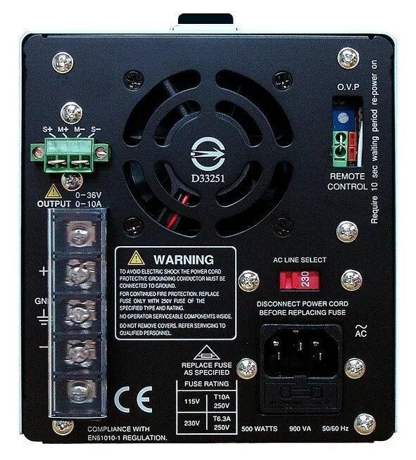 GW Instek SPS-1230 360W 12V 30A Switching DC Power Supply